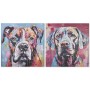 Cadre Home ESPRIT Moderne Chien 80 x 3 x 80 cm (2 Unités)