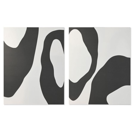 Cadre Home ESPRIT Blanc Blue marine Moderne Urbaine 140 x 3 x 180 cm (2 Unités)