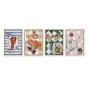 Cadre Home ESPRIT méditerranéen 50 x 2,5 x 70 cm (4 Unités)