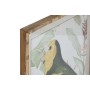 Cadre Home ESPRIT Jaune Vert Perroquet Tropical 50 x 2,5 x 70 cm (2 Unités)