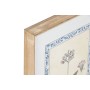 Cadre Home ESPRIT Shabby Chic Plantes botaniques 40 x 2,5 x 50 cm (4 Unités)