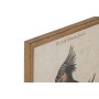 Cuadro Home ESPRIT Beige Tropical 40 x 2 x 50 cm (4 Unidades)