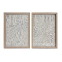 Cuadro Home ESPRIT Blanco Natural Escandinavo 25 x 2 x 35 cm