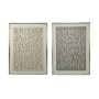 Cuadro Home ESPRIT Verde Beige Dorado Moderno Urbano 90 x 3,5 x 120 cm (2 Unidades)