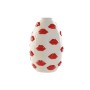 Jarrón Home ESPRIT Blanco Rojo Dolomita 15 x 15 x 22,5 cm