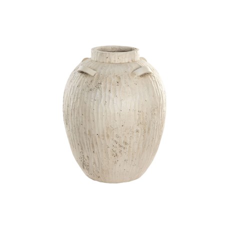 Vase Home ESPRIT Blanc Magnésium 38 x 38 x 48 cm