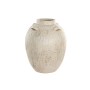Jarrón Home ESPRIT Blanco Magnesio 38 x 38 x 48 cm