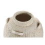 Jarrón Home ESPRIT Blanco Magnesio 38 x 38 x 48 cm