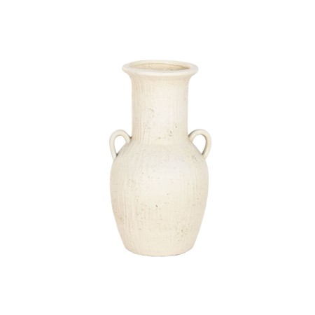Jarrón Home ESPRIT Blanco Magnesio 35 x 33 x 65 cm