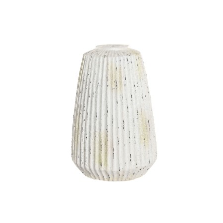 Vase Home ESPRIT Blanc Magnésium 28 x 28 x 41 cm