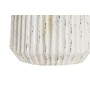Jarrón Home ESPRIT Blanco Magnesio 28 x 28 x 53 cm