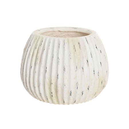 Vase Home ESPRIT Blanc Magnésium 36 x 36 x 26 cm