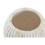 Jarrón Home ESPRIT Blanco Magnesio 36 x 36 x 26 cm