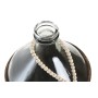 Vase Home ESPRIT Transparent Brun foncé Verre Naturel Colonial 26 x 26 x 39 cm