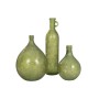 Jarrón Home ESPRIT Verde Cristal reciclado Acabado envejecido 40 x 40 x 56 cm
