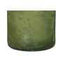 Jarrón Home ESPRIT Verde Cristal reciclado Acabado envejecido 18 x 18 x 75 cm