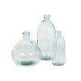 Jarrón Home ESPRIT Transparente Cristal reciclado 22 x 22 x 51 cm