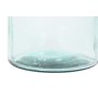 Jarrón Home ESPRIT Transparente Junco Cristal reciclado Natural 25 x 25 x 75 cm