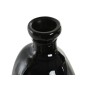 Jarrón Home ESPRIT Negro Cristal reciclado 22 x 22 x 51 cm