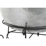 Jarrón Home ESPRIT Negro Plateado Aluminio Hierro 75 x 75 x 90 cm