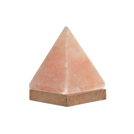 Décoration lumineuse DKD Home Decor Sel 15W Orange Acacia 220 V Arabe Pyramide (13 x 13 x 18 cm)