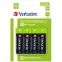 Pilas Recargables Verbatim 2500 mAh 1,2 V (4 Unidades)