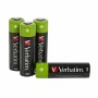 Pilas Recargables Verbatim 2500 mAh 1,2 V (4 Unidades)