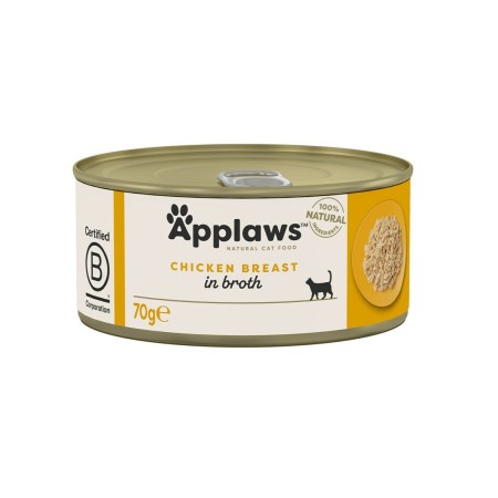 Comida para gato Applaws Chicken breast in broth Pollo 70 g