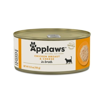 Aliments pour chat Applaws Chicken breast and cheese in broth Poulet Fromage 156 g