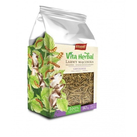 Pienso Vitapol Vita Herbal Mealworm larvae Roedores 80 g