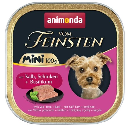 Alimentation humide Animonda Vom Feinsten Adult Mini Veal, ham and basil Veau 100 g