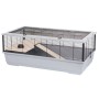 Jaula INTER-ZOO Bernie Wood grey Madera Metal Plástico 100 x 39 x 54 cm