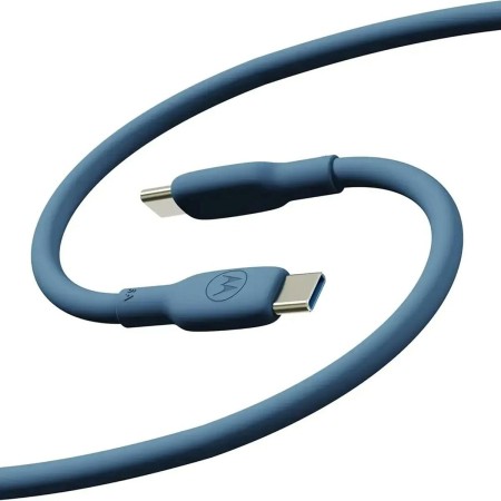 Câble USB-C vers USB-C Motorola SJCS0CCB20ET1-EU-BL Bleu 2 m