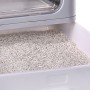 Bac à litière pour chats Diamentiq Yoko Blanc Gris Plastique