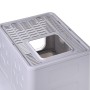 Bac à litière pour chats Diamentiq Yoko Blanc Gris Plastique