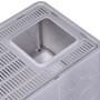 Bac à litière pour chats Diamentiq Yoko Blanc Gris Plastique