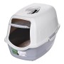 Bac à litière pour chats Diamentiq 4004508810DIA Blanc Gris Plastique