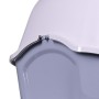 Bac à litière pour chats Diamentiq 4004508810DIA Blanc Gris Plastique