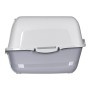 Bac à litière pour chats Diamentiq 4004508810DIA Blanc Gris Plastique