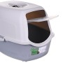 Bac à litière pour chats Diamentiq 4004508810DIA Blanc Gris Plastique