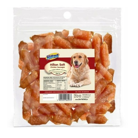 Snack pour chiens Hilton Soft chicken sausages Poulet 500 g