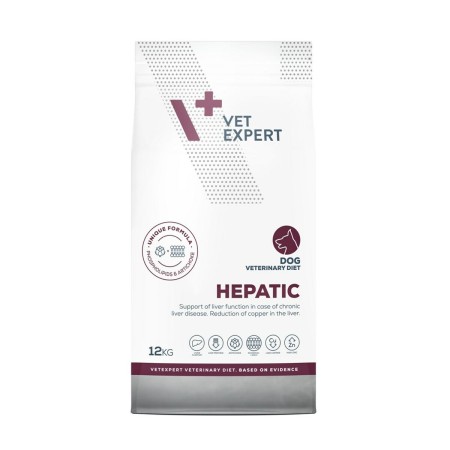 Nourriture VETEXPERT Hepatic Dog Viande 12 kg