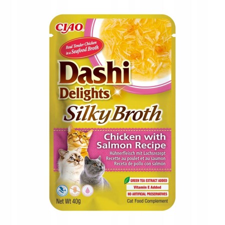 Collation pour Chat Inaba 	Dashi Delights Poulet 40 g