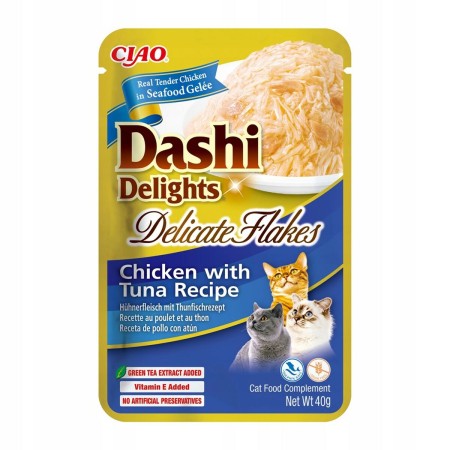 Collation pour Chat Inaba 	Dashi Delights Poulet 40 g