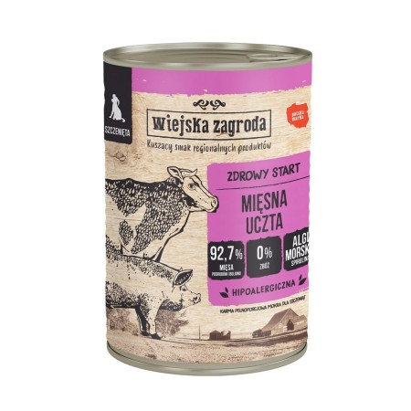 Comida húmeda WIEJSKA ZAGRODA Carne de vacuno 400 g