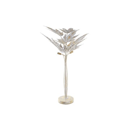 Lampadaire DKD Home Decor Gris Métal Tropical Feuille d'une plante (51 x 51 x 87 cm)