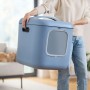 Arenero para Gatos Rotho Biala XL Azul Plástico