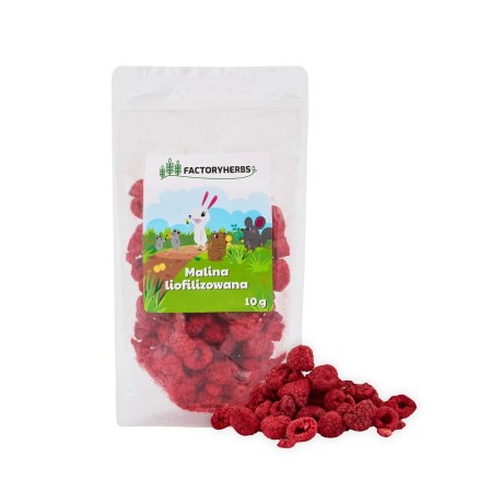 Nourriture pour lapins Factoryherbs Freeze-dried raspberries Chinchilla Cochon d'Inde Hamster Rat Souris Rongeurs Oiseaux