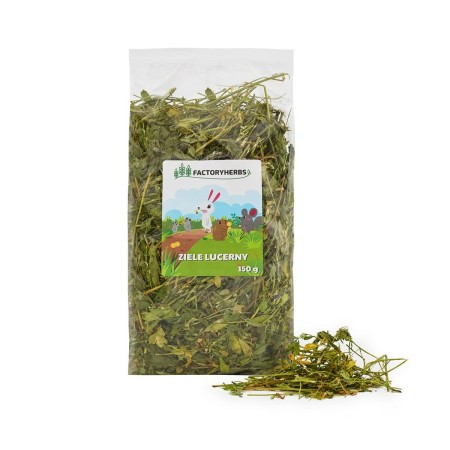 Alimento para Conejos Factoryherbs Alfalfa herb Chinchilla Cobaya Hámster Rata Ratón Roedores Aves