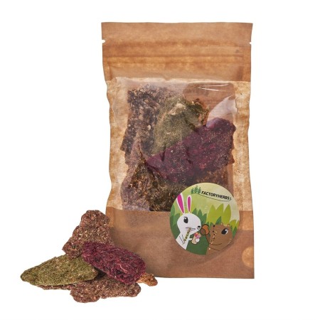 Nourriture pour lapins Factoryherbs Chinchilla Tortue Rongeurs Chiot Canari Oiseaux 50 g